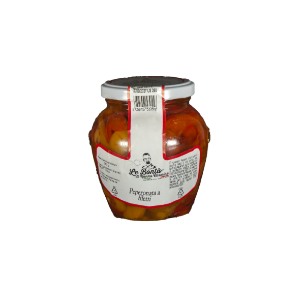 Peperonata a filetti con aromi in o.s.