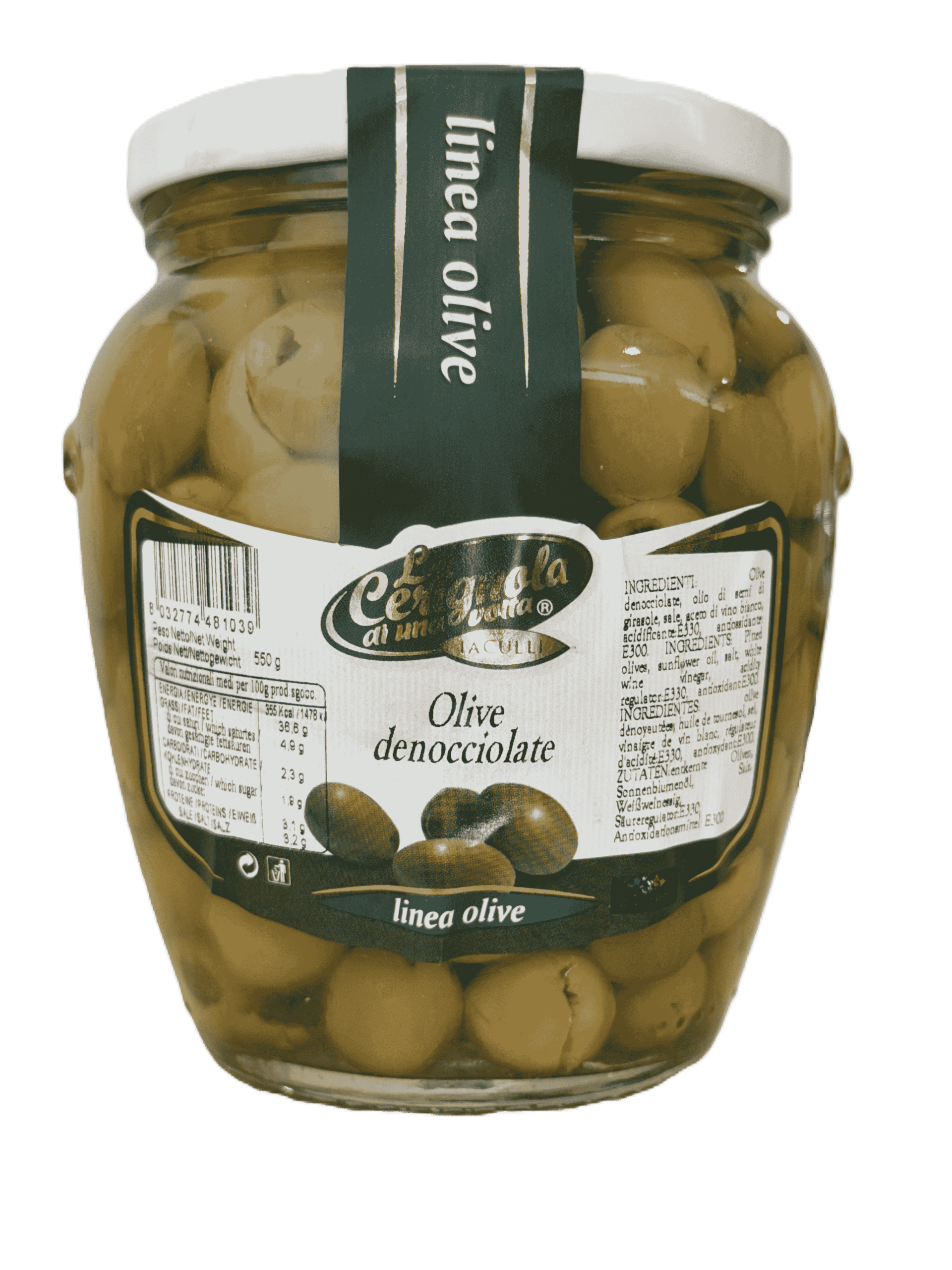 olive denocciolate 580mL
